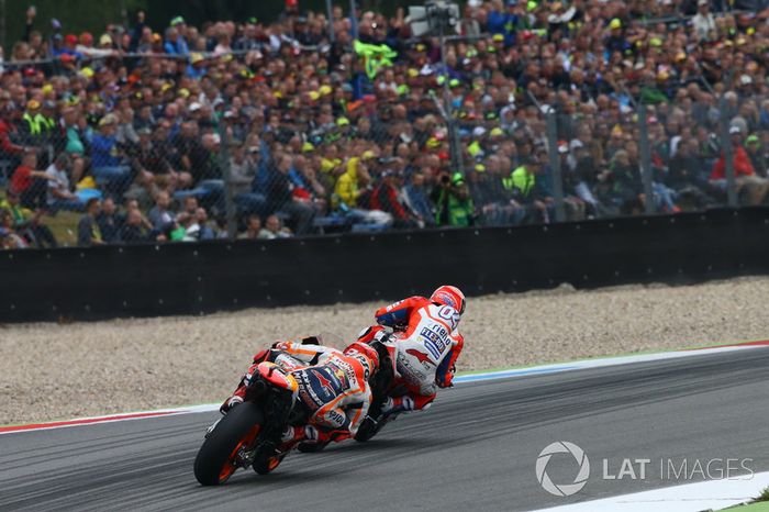 Andrea Dovizioso, Ducati Team, Marc Marquez, Repsol Honda Team