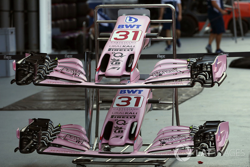 Sahara Force India VJM10 nose and front wings