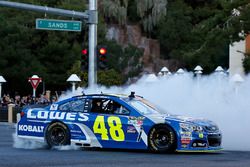 Jimmie Johnson, Hendrick Motorsports Chevrolet in the streets of Las Vegas