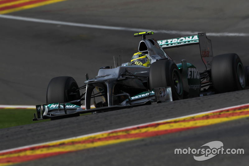 Nico Rosberg, 50 arranques de carrera Mercedes AMG F1 - Bélgica 2012