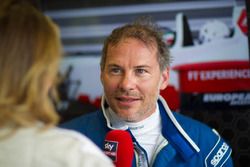 Jacques Villeneuve drives the F1 two-seater