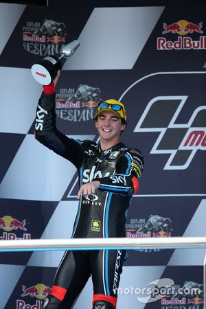 Podio: segundo lugar Francesco Bagnaia, Sky Racing Team VR46