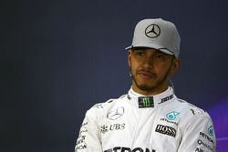 race winner Lewis Hamilton, Mercedes AMG F1 in the FIA Press Conference