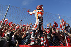 Marc Marquez, Repsol Honda Team with fans