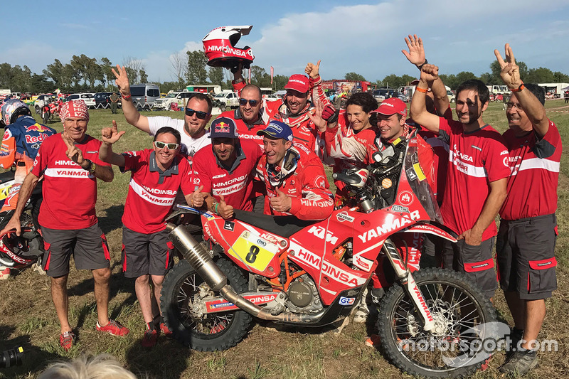 Himoinsa Racing Team celebration