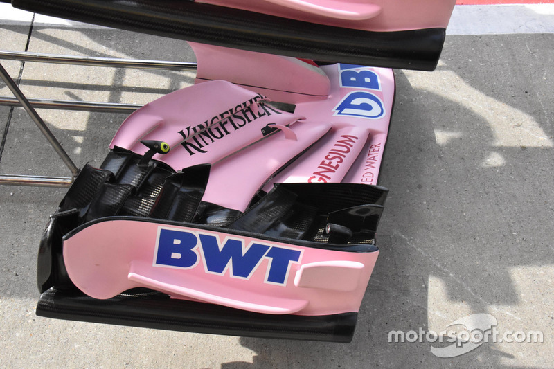 Sahara Force India F1 VJM10, viejo alerón delantero