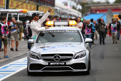 Polesitter Lewis Hamilton, Mercedes AMG F1 Team