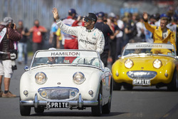 Lewis Hamilton, Mercedes AMG F1 Team pendant la parade des pilotes