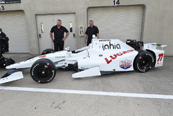 Schmidt Peterson Motorsports presentation of Oriol Servia's car