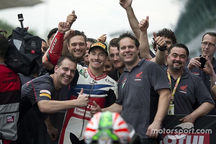 Il vincitore Nicky Hayden, Honda WSBK Team