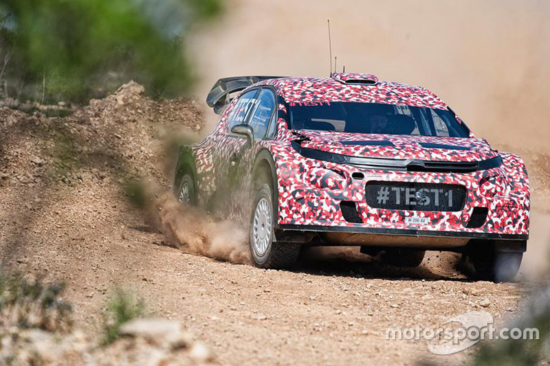 Kris Meeke test de Citroën C3 WRC 2017