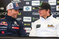 Sébastien Loeb, Team Peugeot Hansen; Petter Solberg, SDRX Citroën DS3 RX