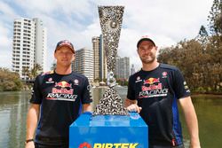 Enduro Cup arrival with Champions Garth Tander and Warren Luff with leading 2016 pairings Will Davison and Jonathon Webb, Shane van Gisbergen and Alex Premat, Nick Percat and Cameron McConville