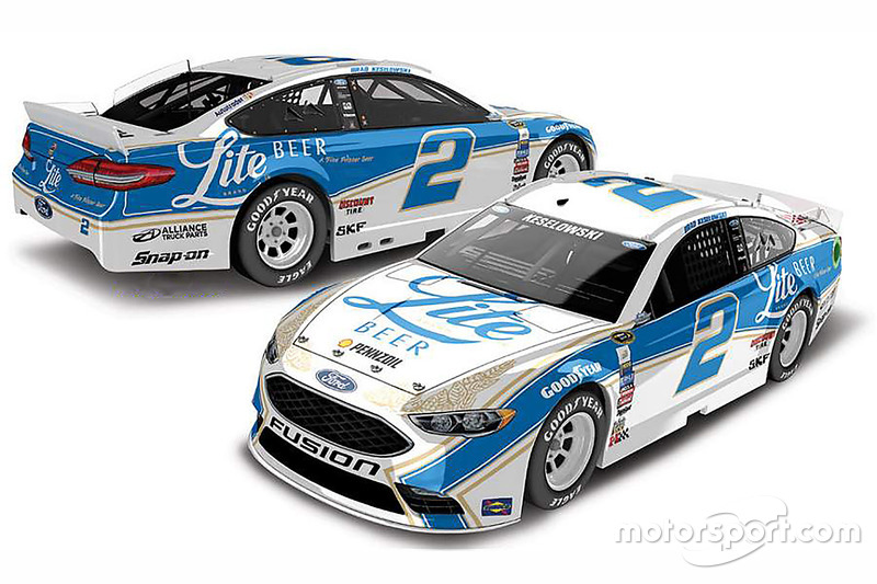 Throwback-Design von Brad Keselowski, Team Penske, Ford