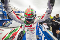 Race winner Rob Huff, Honda Racing Team JAS, Honda Civic WTCC