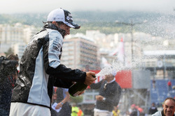 Sergio Perez, Sahara Force India F1 viert zijn derde plaats met het team