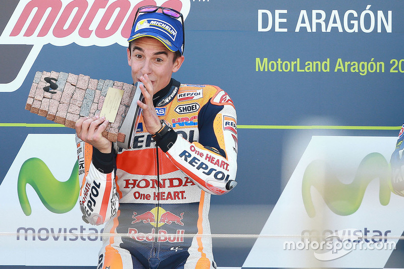 Podium: ganador, Marc Márquez, Repsol Honda Team