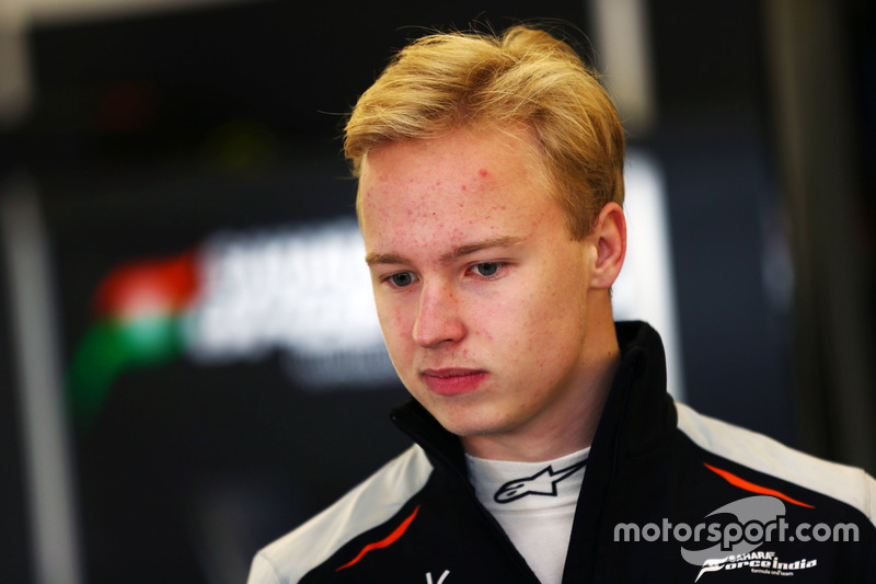 Nikita Mazepin, Sahara Force India F1 Team Piloto de desarrollo