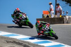 Tom Sykes, Kawasaki Racing Team; Jonathan Rea, Kawasaki Racing Team