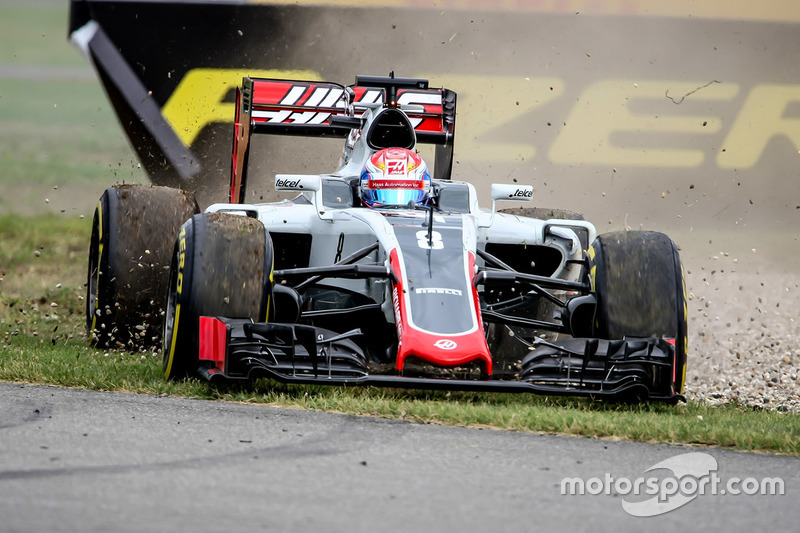 Romain Grosjean, Haas F1 Team VF-16 va largo