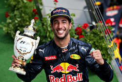 Podium : le troisième, Daniel Ricciardo, Red Bull Racing
