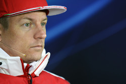 Kimi Raikkonen, Ferrari in the FIA Press Conference