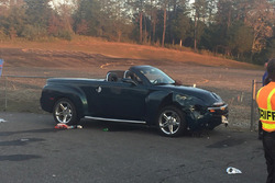 Chevrolet SSR involved in post-race accident