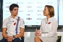 Lance Stroll, Claire Williams, directrice adjointe Williams