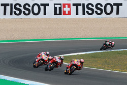Marc Marquez, Repsol Honda Team, Jorge Lorenzo, Ducati Team, Andrea Dovizioso, Ducati Team, Dani Pedrosa, Repsol Honda Team, Johann Zarco, Monster Yamaha Tech 3