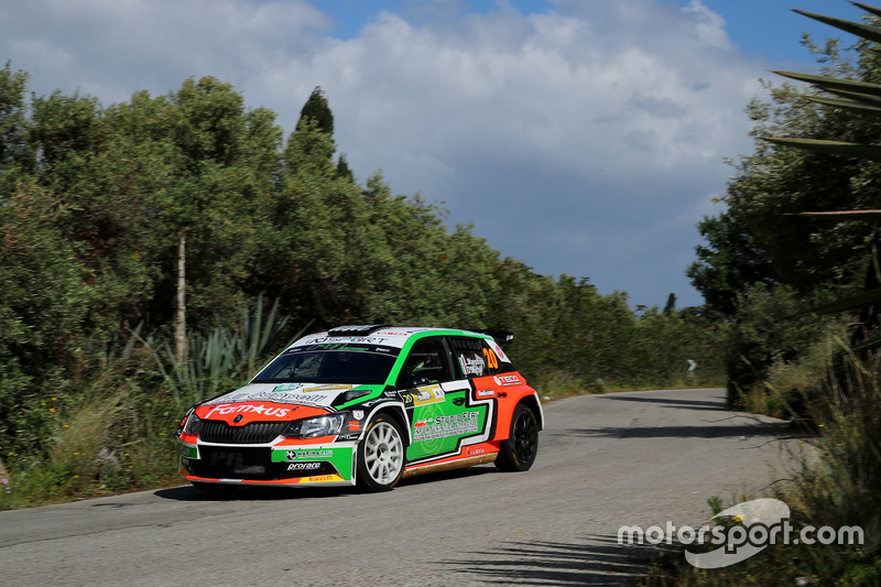 Leopoldo Maestrini, Daniele Michi, Skoda Fabia R5, PSG Rally