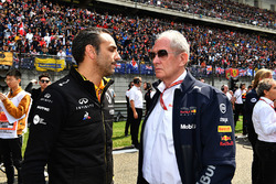 Cyril Abiteboul, Renault Sport F1 y el Dr Helmut Marko, Red Bull
