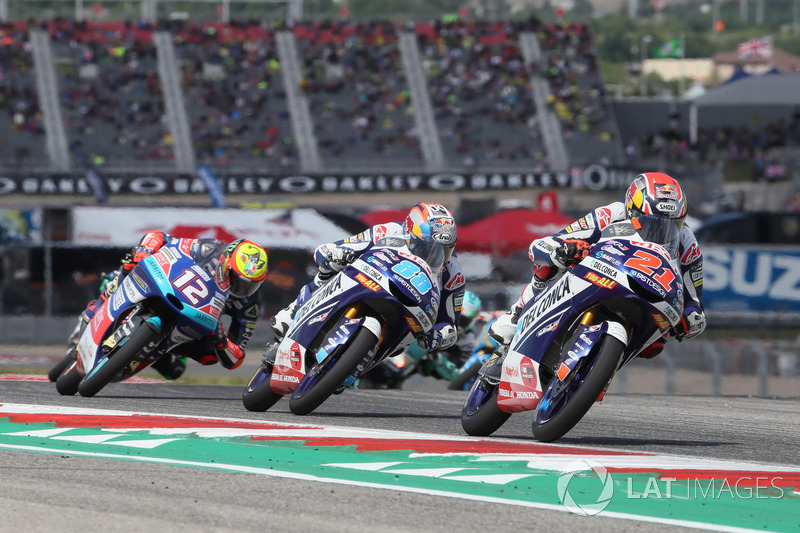 Fabio Di Giannantonio, Del Conca Gresini Racing Moto3, Jorge Martin, Del Conca Gresini Racing Moto3, Marco Bezzecchi, Prüstel GP