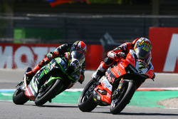 Chaz Davies, Aruba.it Racing-Ducati SBK Team, Tom Sykes, Kawasaki Racing