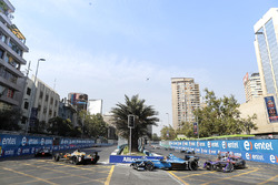 Андре Лоттерер, Techeetah, Себастьен Буэми, Renault e.Dams, и Сэм Бёрд, DS Virgin Racing
