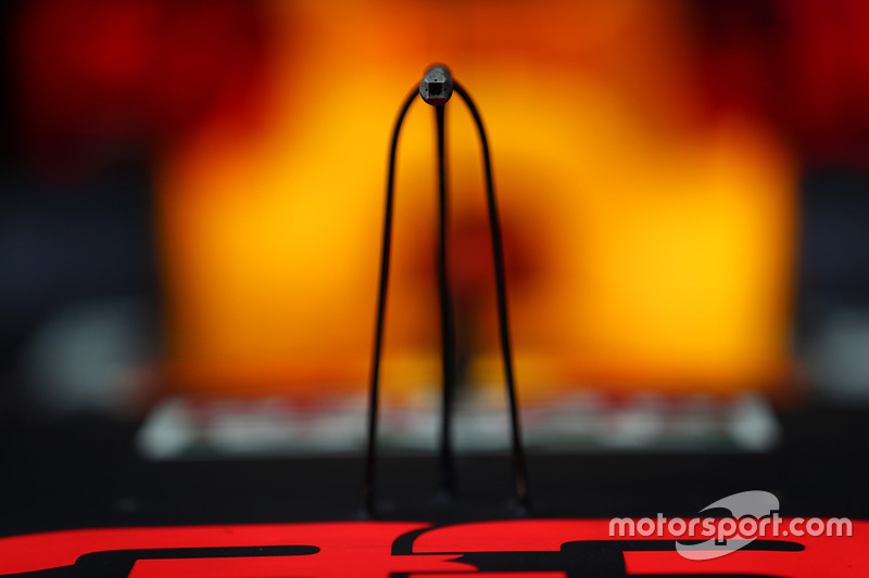 Detalle de la nariz de los Red Bull Racing RB13