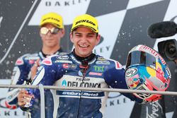 Sur le podium : le vainqueur Jorge Martin, Del Conca Gresini Racing Moto3