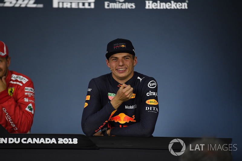 Max Verstappen, Red Bull Racing in the Press Conference