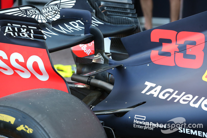 Red Bull Racing RB14 rear detail