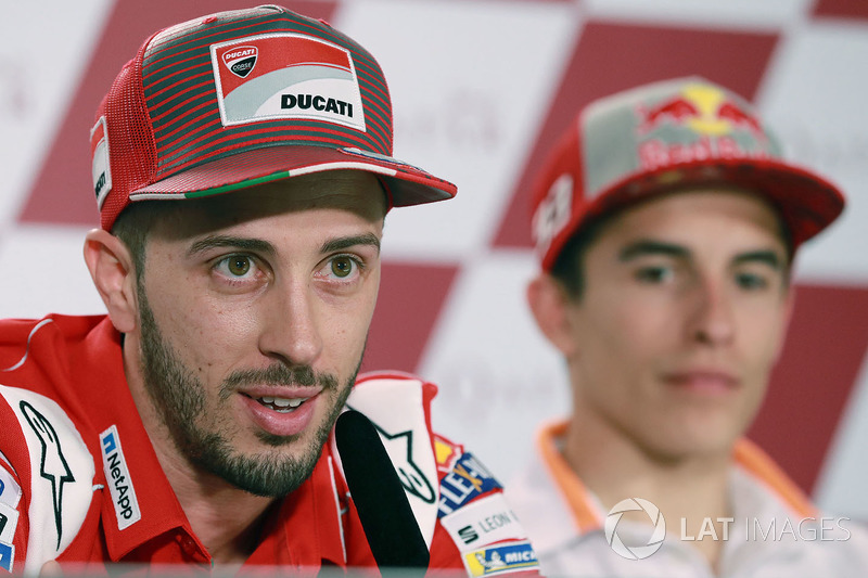 Andrea Dovizioso, Ducati Team, Marc Marquez, Repsol Honda Team