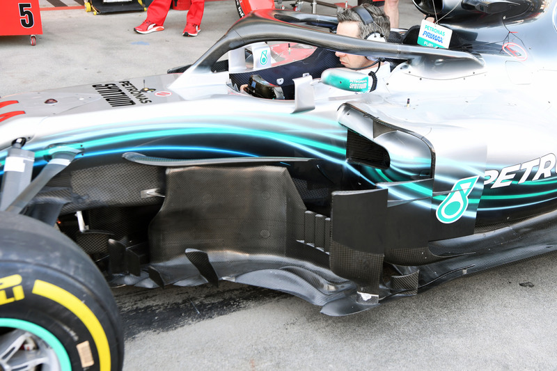 Дефлекторы Mercedes F1 W09