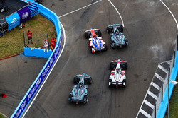 Felix Rosenqvist, Mahindra Racing, Nelson Piquet Jr., Jaguar Racing,Mitch Evans, Jaguar Racing, Maro