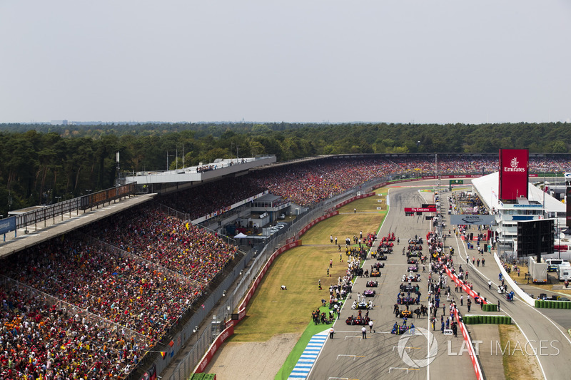 F1 2018 - Német Nagydíj - rajtrács, kulisszák mögött, felvonulás, sztárok...