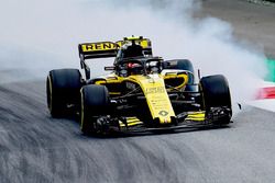 Carlos Sainz Jr., Renault Sport F1 Team R.S. 18 bloque une roue