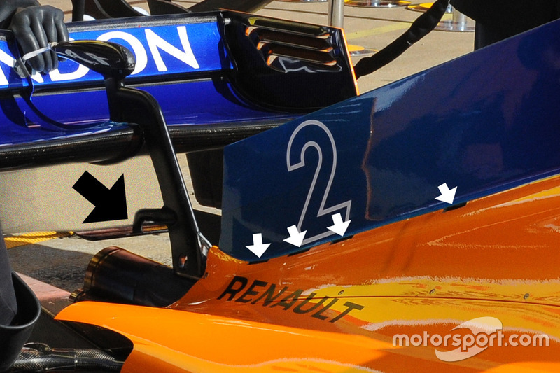 Капот двигателя McLaren MCL33