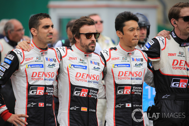 #8 Toyota Gazoo Racing Toyota TS050: Sébastien Buemi, Kazuki Nakajima, Fernando Alonso