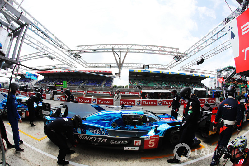 #5 CEFC TRSM RACING Ginetta G60-LT-P1: Charles Robertson, Michael Simpson, Leo Roussel