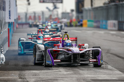 Sam Bird, DS Virgin Racing, Mitch Evans, Jaguar Racing