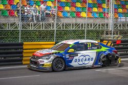 John Filippi, Sébastien Loeb Racing, Citroën C-Elysée WTCC aftre the crash