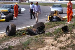 Unfallauto von Martin Donnelly, Team Lotus