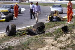 Crash: Martin Donnelly, Lotus 102